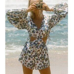 Sabo Skirt Arturo Floral Playsuit Romper